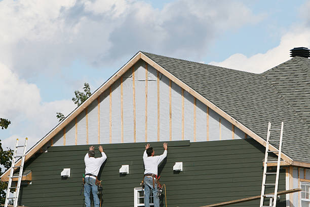 Professional Siding Repair technician working in Long Lake, IL